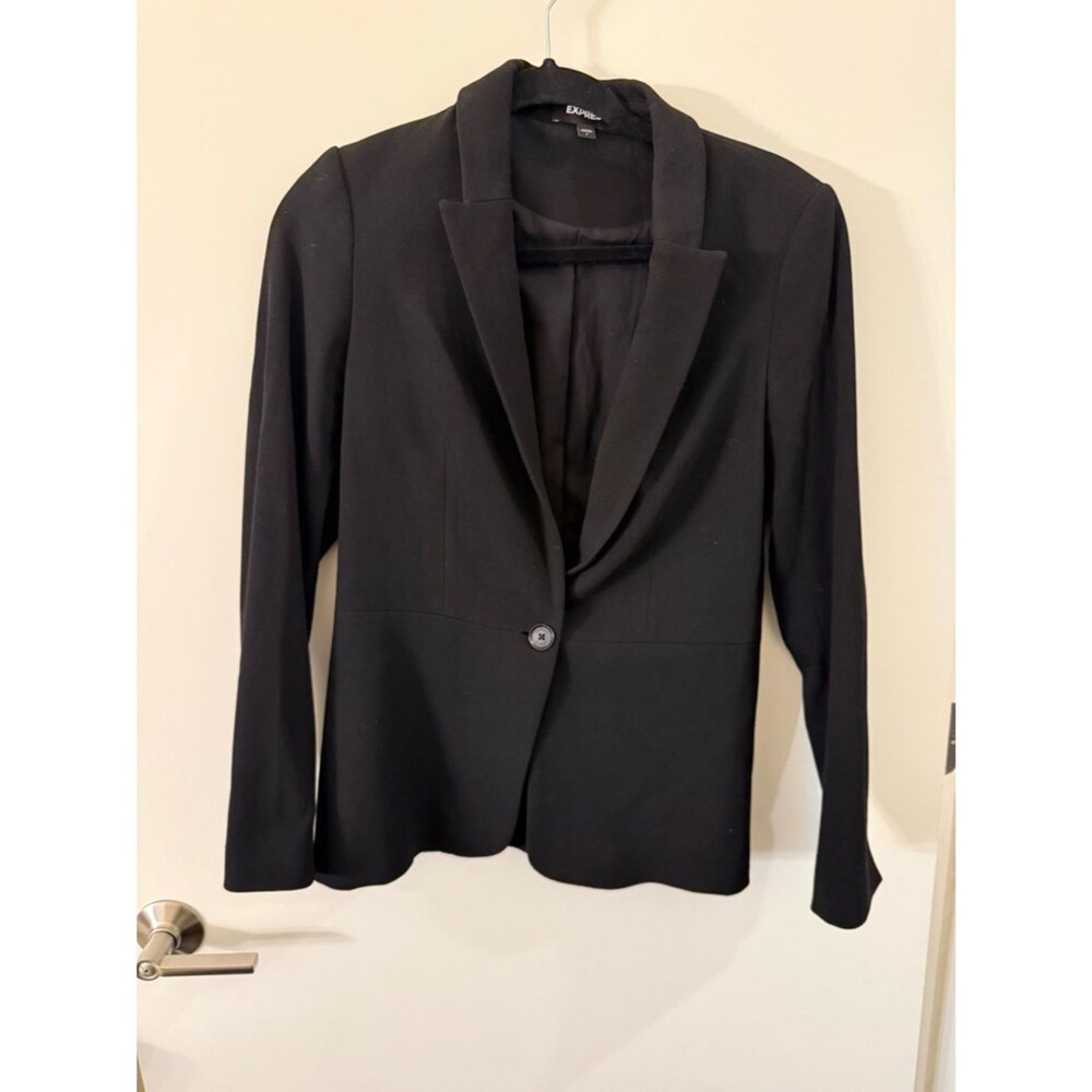 Express Black Single-Button Women's Blazer
